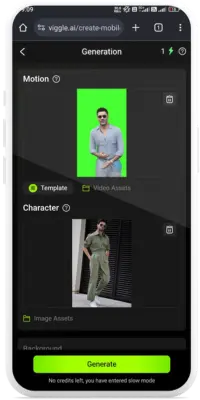 Viggle AI 3D-Video Creation Using Own Templates: Adding Video and images to move character