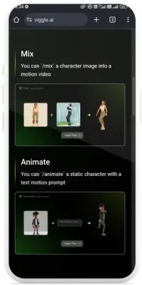 Viggle AI Characters move